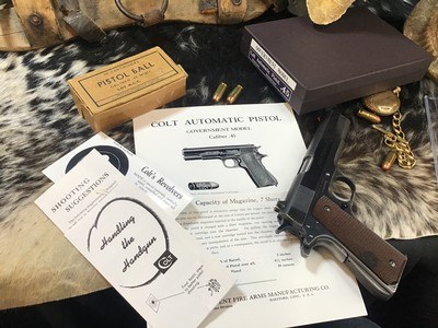 1947 Colt Government Model 1911, .45 ACP , Original Finish, Boxed, Trades Welcome - Image 25 of 25