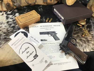 1947 Colt Government Model 1911, .45 ACP , Original Finish, Boxed, Trades Welcome - Image 23 of 25