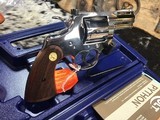 Rare 1989 Colt Python 2.5” Bright Stainless Finish, Boxed & Unfired, .357 Magnum. Trades Welcome - 5 of 24