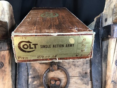 1978 Colt SAA , .45 Colt , Elephant Ivory Grips, 7.5” , Boxed, Unturned & Unfired. Trades Welcome - Image 6 of 25