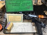 1938 Mfg. High Standard “B” Model LNIB. Trades Welcome - 3 of 21
