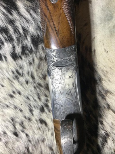 Perazzi MX8 Sideplate, “Dianna Goddess of the Hunt” engraved and signed by Davido Volpe, 32”. Trades Welcome - Image 22 of 25