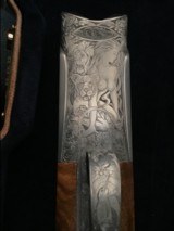 Perazzi MX8 Sideplate, “Dianna Goddess of the Hunt” engraved and signed by Davido Volpe, 32”. Trades Welcome - 13 of 25