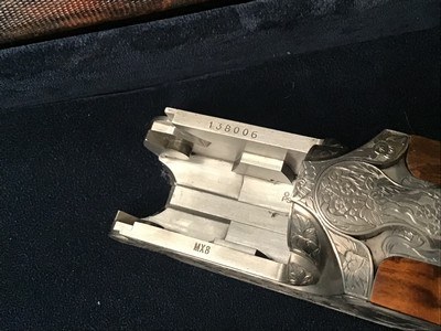 Perazzi MX8 Sideplate, “Dianna Goddess of the Hunt” engraved and signed by Davido Volpe, 32”. Trades Welcome - Image 4 of 25