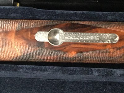 Perazzi MX8 Sideplate, “Dianna Goddess of the Hunt” engraved and signed by Davido Volpe, 32”. Trades Welcome - Image 8 of 25