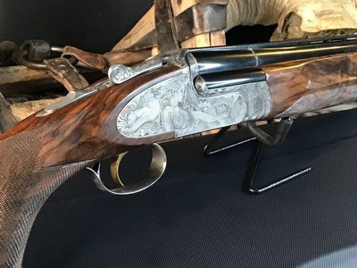 Perazzi MX8 Sideplate, “Dianna Goddess of the Hunt” engraved and signed by Davido Volpe, 32”. Trades Welcome - Image 16 of 25