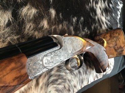 Perazzi MX8 Sideplate, “Dianna Goddess of the Hunt” engraved and signed by Davido Volpe, 32”. Trades Welcome - Image 19 of 25