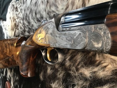 Perazzi MX8 Sideplate, “Dianna Goddess of the Hunt” engraved and signed by Davido Volpe, 32”. Trades Welcome - Image 20 of 25