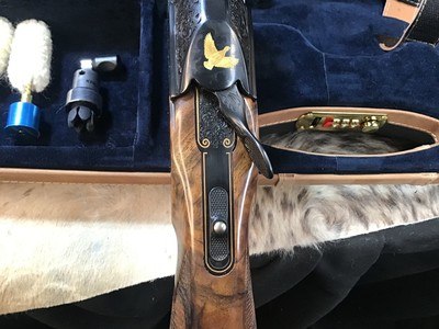 New Krieghoff K-80 Monarch Gold Engraved, 32”, 12 Ga, Signed, Cased & Unfired. Trades Welcome - Image 5 of 24