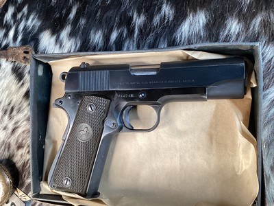 1952 Mfg. Colt Light Weight Commander, .45 ACP, Excellent 98% Cond. Boxed , Trades Welcome - Image 17 of 25