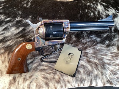 First Year 1962 Colt New Frontier .45, Box, Test Target, Warranty Card, Brochure, 99%, Second Gen. Rarity, Trades Welcome. - Image 6 of 25