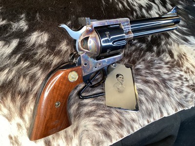First Year 1962 Colt New Frontier .45, Box, Test Target, Warranty Card, Brochure, 99%, Second Gen. Rarity, Trades Welcome. - Image 25 of 25