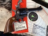 First Year 1962 Colt New Frontier .45, Box, Test Target, Warranty Card, Brochure, 99%, Second Gen. Rarity, Trades Welcome. - 17 of 25