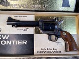 First Year 1962 Colt New Frontier .45, Box, Test Target, Warranty Card, Brochure, 99%, Second Gen. Rarity, Trades Welcome. - 3 of 25