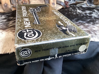 First Year 1962 Colt New Frontier .45, Box, Test Target, Warranty Card, Brochure, 99%, Second Gen. Rarity, Trades Welcome. - Image 14 of 25