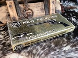First Year 1962 Colt New Frontier .45, Box, Test Target, Warranty Card, Brochure, 99%, Second Gen. Rarity, Trades Welcome. - 9 of 25