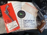 First Year 1962 Colt New Frontier .45, Box, Test Target, Warranty Card, Brochure, 99%, Second Gen. Rarity, Trades Welcome. - 12 of 25