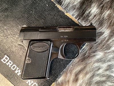 1959 Baby Browning .25 Unfired in Box. Trades Welcome - Image 7 of 14