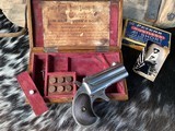 Cased Remington 95 Double Barrel Derringer, .41 Short Rimfire. Trades Welcome - 6 of 19