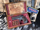 Cased Remington 95 Double Barrel Derringer, .41 Short Rimfire. Trades Welcome - 5 of 19