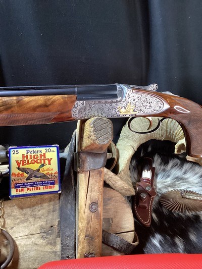 Perazzi MX8 Sideplate, 32” .20 Ga. & .28 Ga Barrels,Exquisite Gold Inlay Engraved, Presentation Grade Furniture. Trades Welcome - Image 9 of 25
