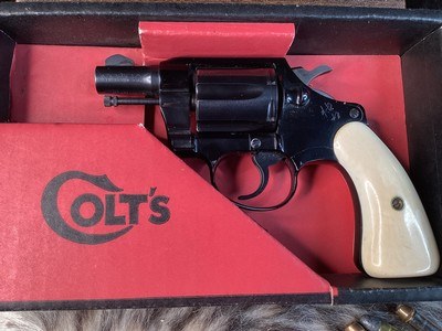 1965 Mfg. Colt Cobra, Ivory Grips, Boxed .38 Special Lightweight Snubby. Trades Welcome - Image 7 of 20