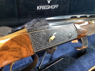 Krieghoff K80 Gold Uplander, 30”, Badillini Engraved & Signed, Presentation Grade Furniture, Titanium Chokes, Cased 12 Ga. Trades Welcome - Image 8 of 25