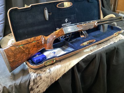 Krieghoff K80 Gold Uplander, 30”, Badillini Engraved & Signed, Presentation Grade Furniture, Titanium Chokes, Cased 12 Ga. Trades Welcome - Image 12 of 25