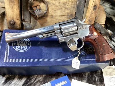 Smith & Wesson 66-1, .357 Combat Magnum Stainless Revolver, LNIB, 6”, W/Box & Paperwork. Trades Welcome. - Image 10 of 19
