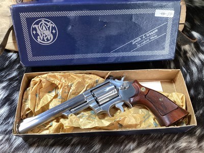 Smith & Wesson 66-1, .357 Combat Magnum Stainless Revolver, LNIB, 6”, W/Box & Paperwork. Trades Welcome. - Image 6 of 19