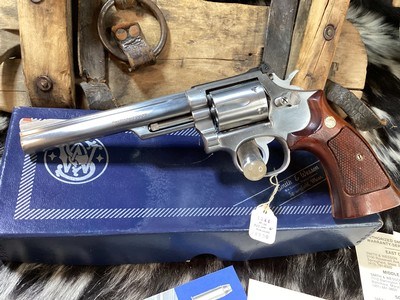 Smith & Wesson 66-1, .357 Combat Magnum Stainless Revolver, LNIB, 6”, W/Box & Paperwork. Trades Welcome. - Image 12 of 19