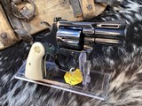 1980 Colt Python 2.5” Vented Rib Barrel, Royal Blue Finish , Ivory Grips, Boxed. Trades Welcome. - Image 15 of 25