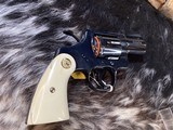 1980 Colt Python 2.5” Vented Rib Barrel, Royal Blue Finish , Ivory Grips, Boxed. Trades Welcome. - Image 9 of 25