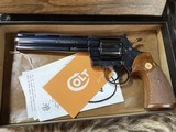 First Generation 1964 Colt Python, Pristine Handcrafted American Icon, 6” .357 Mag. Boxed As New. Trades Welcome - 6 of 25