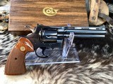 First Generation 1964 Colt Python, Pristine Handcrafted American Icon, 6” .357 Mag. Boxed As New. Trades Welcome - 8 of 25