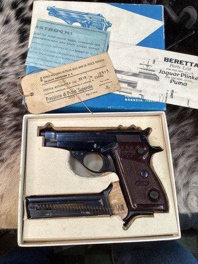 1959 Beretta Model 71 Jaguar, .22 LR, .22 Short, Unfired in Box W/ Paperwork, Excellent. Trades Welcome - Image 25 of 25