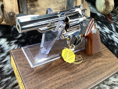 1976 Colt Trooper, Brilliant Nickel Finish, 4” .357 Magnum, Boxed & Unfired Since Factory. Trades Welcome - Image 9 of 24