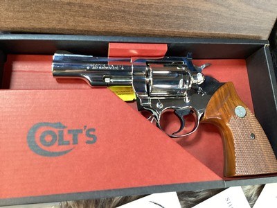 1976 Colt Trooper, Brilliant Nickel Finish, 4” .357 Magnum, Boxed & Unfired Since Factory. Trades Welcome - Image 4 of 24