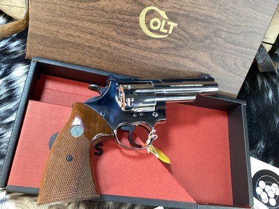 1976 Colt Trooper, Brilliant Nickel Finish, 4” .357 Magnum, Boxed & Unfired Since Factory. Trades Welcome - Image 5 of 24