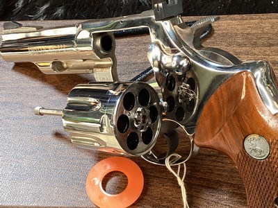 1976 Colt Trooper, Brilliant Nickel Finish, 4” .357 Magnum, Boxed & Unfired Since Factory. Trades Welcome - Image 24 of 24