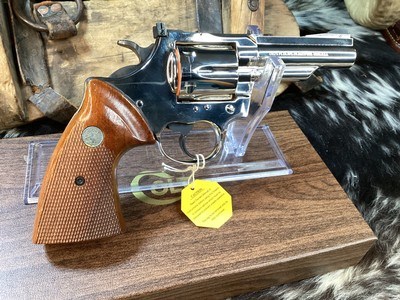 1976 Colt Trooper, Brilliant Nickel Finish, 4” .357 Magnum, Boxed & Unfired Since Factory. Trades Welcome - Image 7 of 24