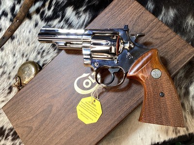 1976 Colt Trooper, Brilliant Nickel Finish, 4” .357 Magnum, Boxed & Unfired Since Factory. Trades Welcome - Image 16 of 24