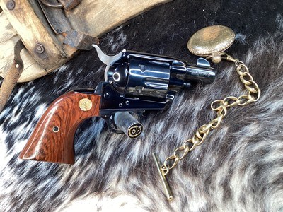 1987 Colt Custom Shop Sheriffs Edition, 2”, .45 Colt, Unfired & Unturned Black Powder Frame, Royal Blue, Rosewood Grips, Trades Welcome - Image 3 of 25