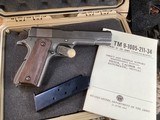 1943 REMINGTON RAND 1911A1 WWII Survivor, Cased W/Paperwork. Trades Welcome.