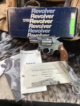 Rare 1 of 660 Smith & Wesson M60 W/Target Adjustable Sights. SW letter, Boxed W/Tools & Paperwork. Trades Welcome. - Image 1 of 15