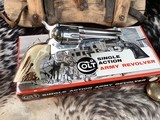 1970 Mfg. Colt SAA 2ND Generation , 5.5”, .45 Colt, Sanbar Stag, Nickel, Boxed, Trades Welcome - Image 7 of 25
