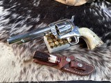 1970 Mfg. Colt SAA 2ND Generation , 5.5”, .45 Colt, Sanbar Stag, Nickel, Boxed, Trades Welcome - Image 6 of 25