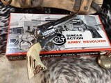 1970 Mfg. Colt SAA 2ND Generation , 5.5”, .45 Colt, Sanbar Stag, Nickel, Boxed, Trades Welcome - Image 3 of 25