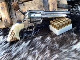 1970 Mfg. Colt SAA 2ND Generation , 5.5”, .45 Colt, Sanbar Stag, Nickel, Boxed, Trades Welcome - Image 9 of 25