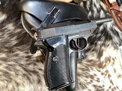 WWII Sauer & Sohn 38H 7.62 Semi Auto Nazi Proofed Pistol W/ Holster & Extra Mag. Trades Welcome - Image 2 of 12